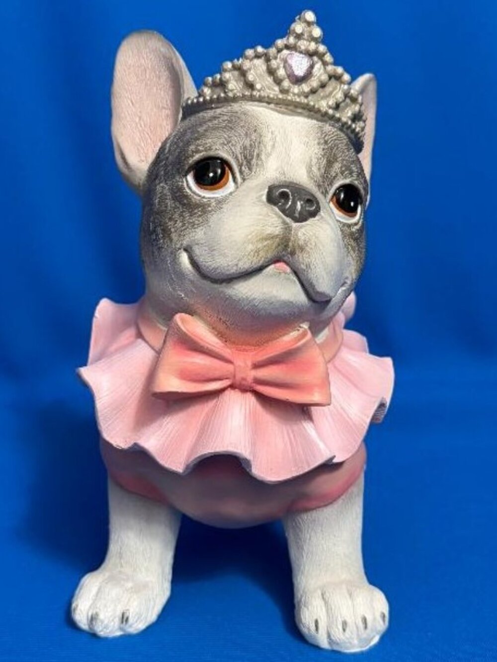 NWOT ~ ADORABLE FRENCHIE / FRENCH BULLDOG PRINCESS / QUEEN GORGEOUS STATUE